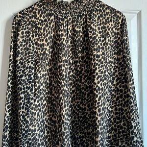 J. Crew Animal Print Top